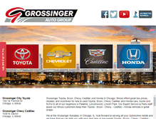 Tablet Screenshot of grossingercityautoplex.com